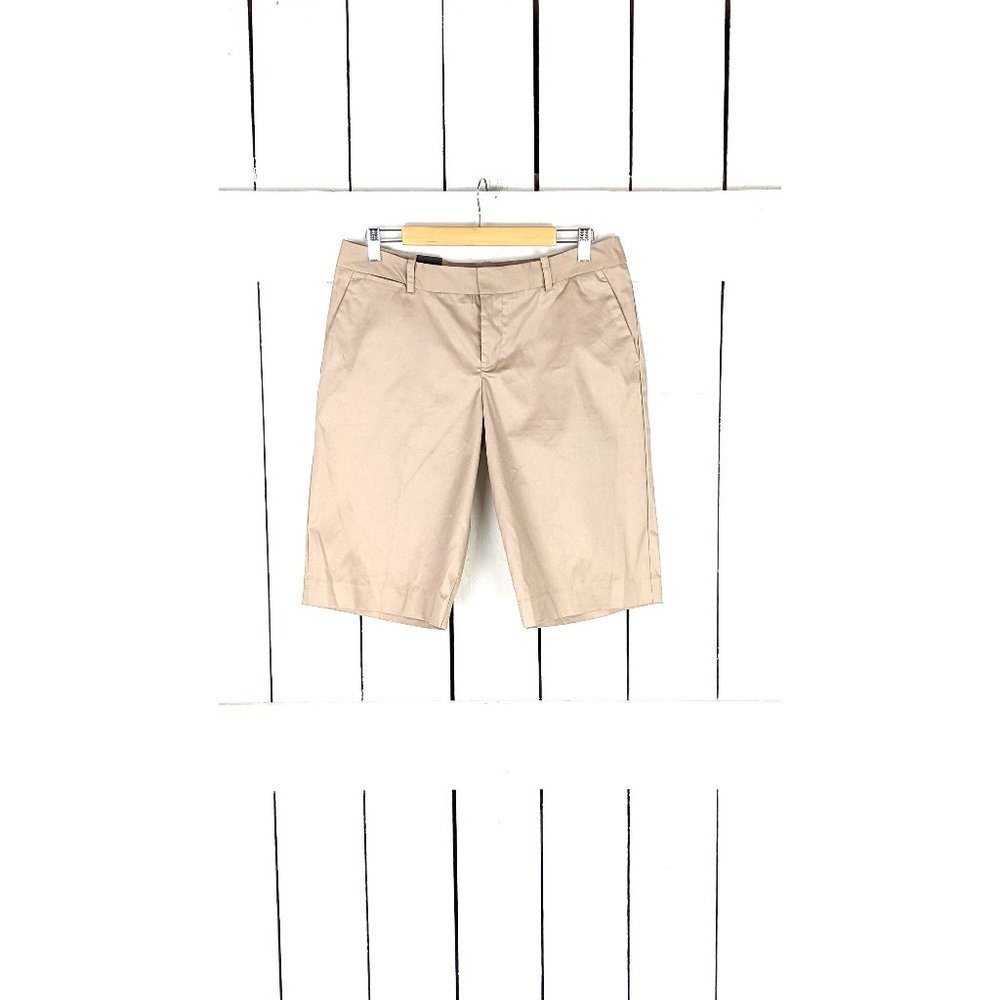 Camel light beige womens trouser board shorts 10